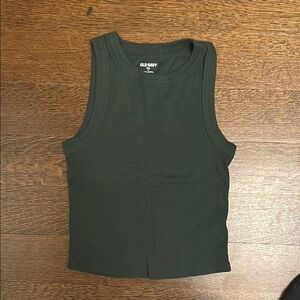 Old Navy Forest Green Sleeveless Top